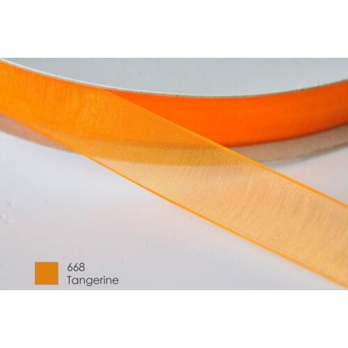 [IuBuFiGo ribbon] 1-1/4"(32mm) Organza Ribbon DIY Sheer Tape 200yard/roll/lot