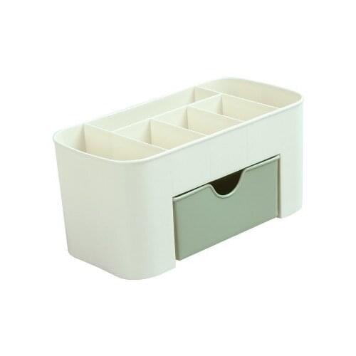 BF040 Multi-function Creative plastic desktop drawers type storage box, desktop cosmetic box, family box 22.5*10.5*11CM