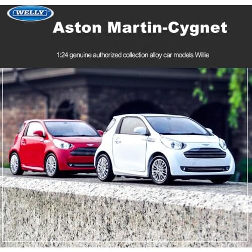 Welly 1:24 Aston Martin-Cygnet alloy car model Diecasts & Toy Vehicles Collect gifts Non-remote control type transport toy