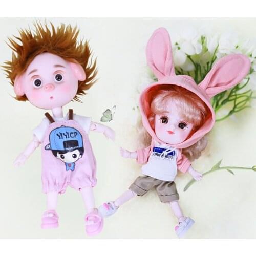 DBS 1/12 BJD dolls clothes three kinds of suspenders and shirts for DODO doll ob11 doll