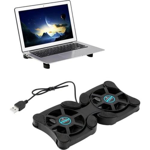 Octopus Cooler USB Dual Support Fan Mini Portable Notebook Laptop Stand External Cooling Fans Radiator For Laptop