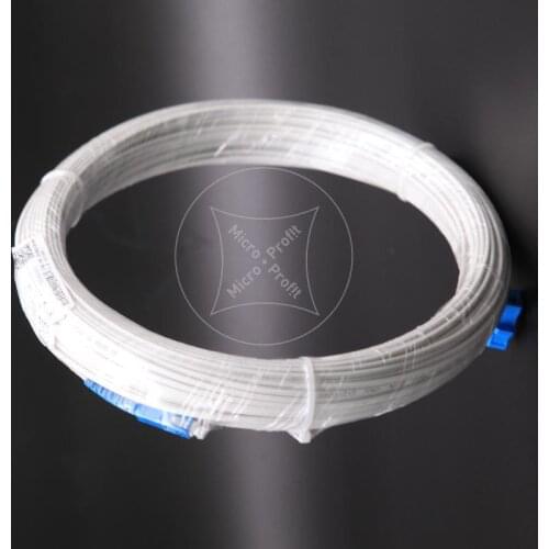 Free shipping FTTH 10-50m outdoor Simplex mode fiber optic patch cord SC UPC Single Mode Drop Cable 10m 20m 30m 50m