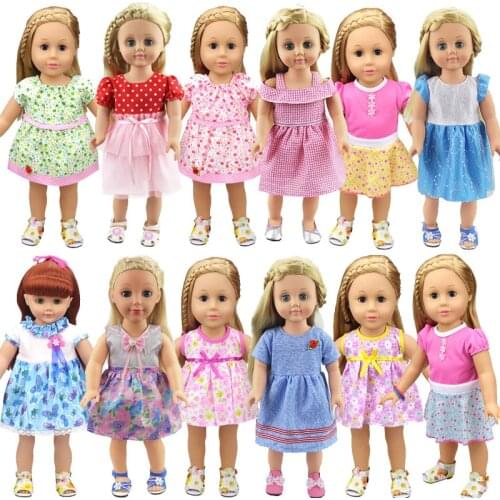 18-inch Doll Dress-Fashioh Clothes Outfit for My Little Baby-18''/Life/Generation/american doll Accessories fit Girls Gift