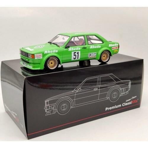 Premium ClassiXXs 30226 1:18 For A~~di 80 B2 Gr2 #51 W.Wolf ETCC 1980 Green Resin Models Limited Edition Collection Gift