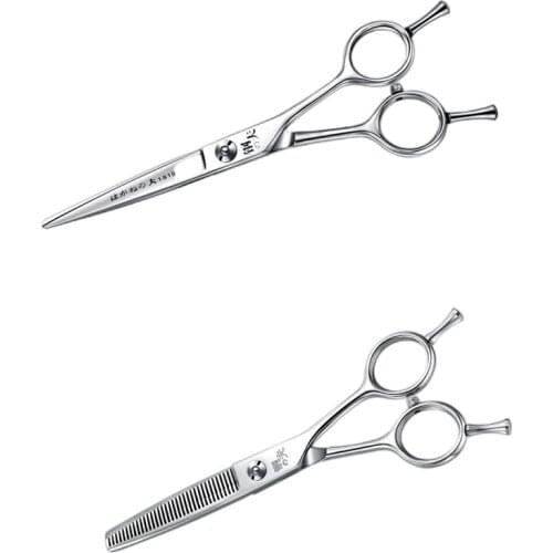 6 Inch Professional Salon Japanese Stainless Steel 440C Hairdressing Cutting Thinning Barber Scissors