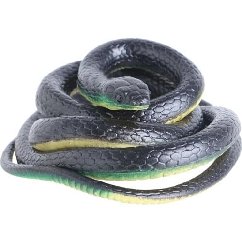 130 CM Realistic Plastic Tricky Toy Fake Snakes Garden Props Joke Prank Halloween