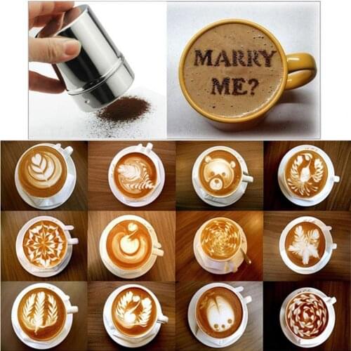 Stainless Steel Fine Mesh Coffee Chocolate Powder Dredger Sifter Duster Shaker