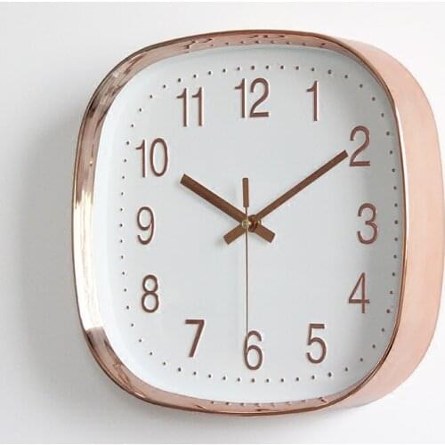Nordic Creative Fashion Clock Digital Simple Wall Clock Modern Design Bedroom Kitchen Office Silent Decorative Quartz Clock