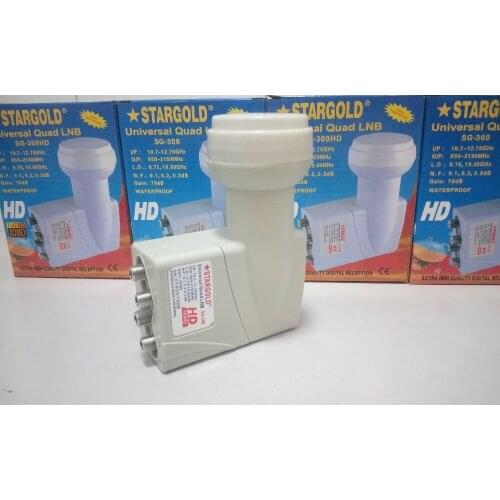 STARGOLD SG-300HD free shipping Best Signal digital HD Universal KU Band QUAD LNB