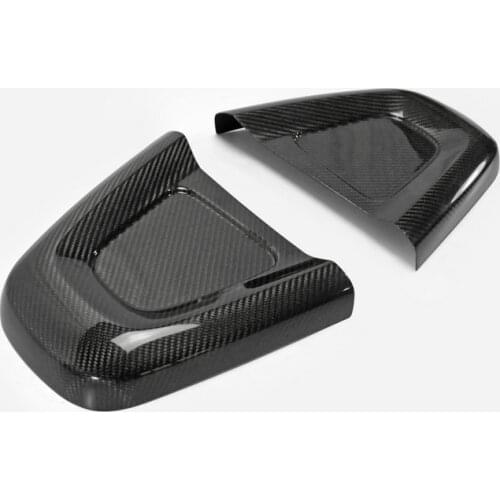 Carbon Fiber Headrest Roll Bar Cover Glossy Fibre Interior Seat Body Kit Racing Car Accessories Trim Fit For Mazda MX5 Miata ND