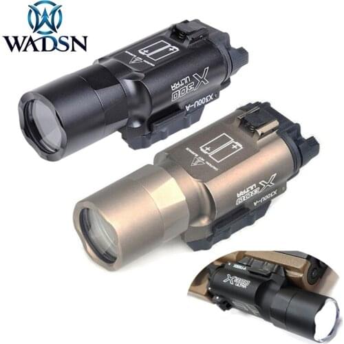 WADSN Surefir X300 Ultra Tactical Weapon Flashlight Pistol lanterna X300U 510lumens Hunting Scoutlight Fit 20mm Picatinny Rail