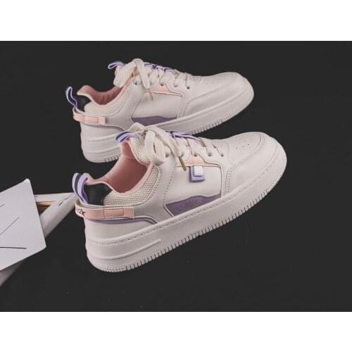 2021 Fashion Spring New hot sale White Shoes Female Platform Sneakers Women Comfortable Vulcanize Fashion Shoes Female