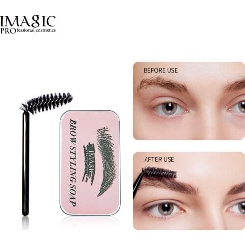 1 Pcs Wild Eyebrow Styling Soap Natural Eyebrow Wax Long Lasting Waterproof Eyebrow Styling Cream Eye Makeup Cosmetic Tool TSLM1