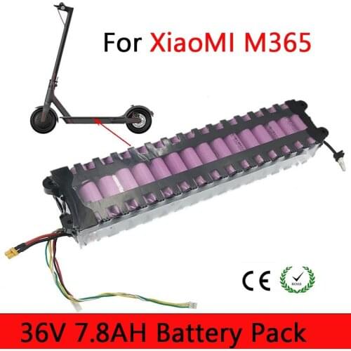 18650 Battery Pack 36V 7.8Ah For Xiaomi M365 Scooter , 10s3p , High-Quality,Adequate Capacity
