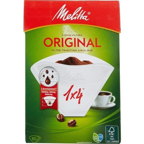 Melitta Original 1/4 Aromatic Coffee Filter Papers 80 pcs in Box