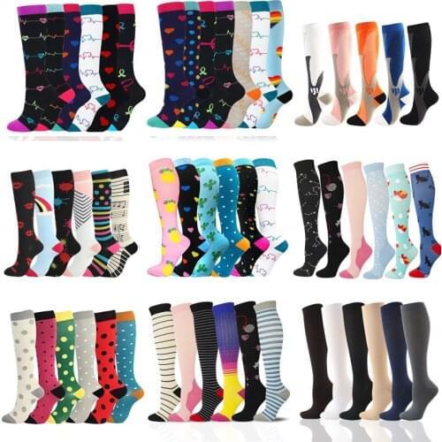 Men Women Compression Stockings Fit Varicose Veins Socks Outdoor Sports Compression Socks 30 Mmhg Best Graduated For Athelete