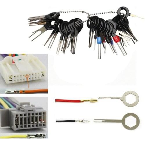 3/11/18/21/26/36pcs Car Terminal Removal Electrical Wiring Crimp Connector Pin Extractor Kit Car Electrico Repair Hand Tools