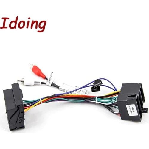 Idoing Automotive Car Stereo Audio CD/DVD Harness Adapter For VW