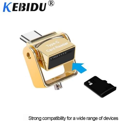 Kebidu Type C Card Reader Micro SD TF Memory For Macbook Pro Samsung S9 S8 Xiaomi 5 6 Cardreader For Micro SD/TF Microsd Laptop