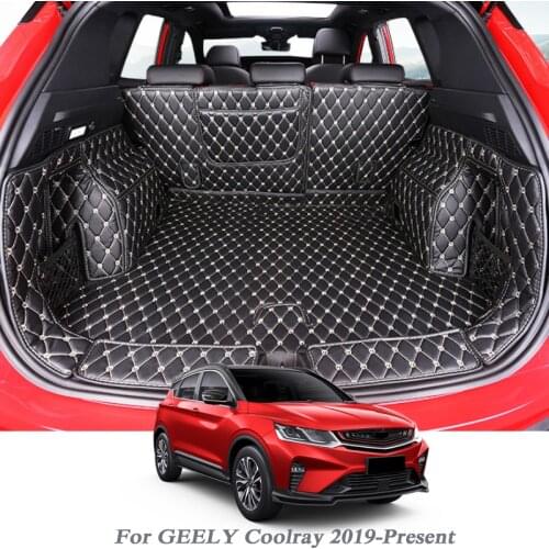For Geely Coolray 2019-Present Car Boot Mat Rear Trunk Liner Cargo Floor Carpet Tray Protector Interior Accessories Mats