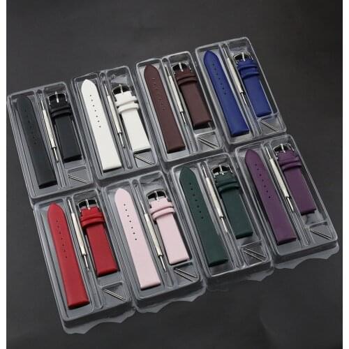 Watch Leather Strap 8mm 10mm 12mm 14mm 16mm 18mm 20mm 22mm 24mm Handmade Genuine Band Watchbands Accessories for Wristwatch