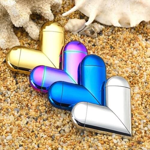Creative Gas Electric Lighter Rotating Love Heart-shaped Lighter USB Charging Lighter Creative Gadgets For Men Dropship Supplier