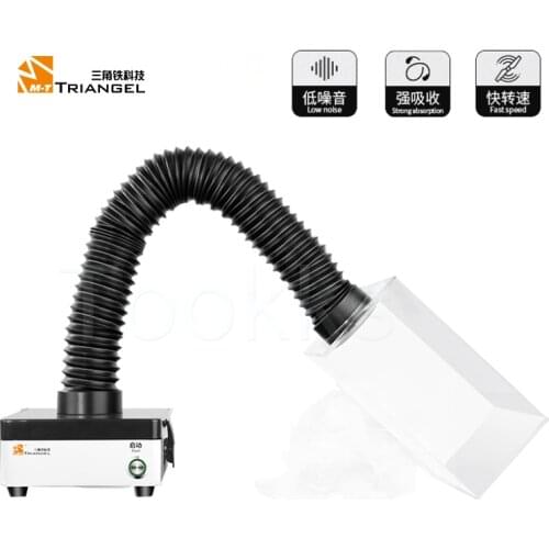 M-Triangel Laser Smoke Absorber Solder Fume Extractor Welding Smoke Purifier Machine Nail Salon Dust Extractor