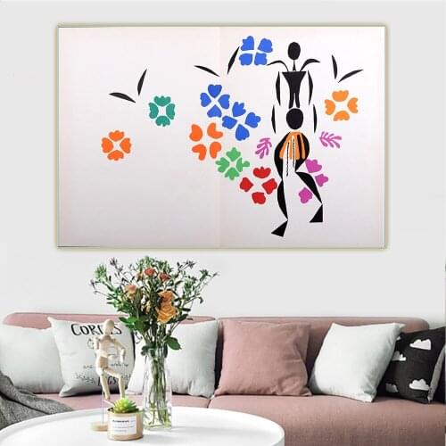Henri Matisse《La Négresse》Canvas Oil Painting Artwork Poster Picture Wall Hanging Decor Home Living Room Decoration