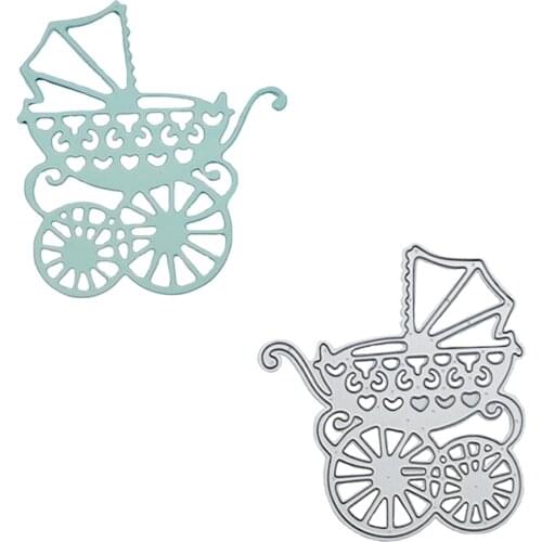 Metal Cutting Dies Baby Stroller Template Handmade DIY Scrapbooking Stencil Paper Card Craft
