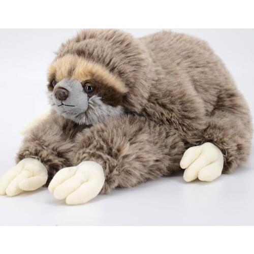 Lovely sloth plush toy about 34cm prone sloth soft doll kids toy birthday gift b1883
