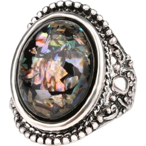 Cute 316L Stainless steel ring Wedding big Rings for women Rhinestone Oval Rings jz269 ceramique templar ring