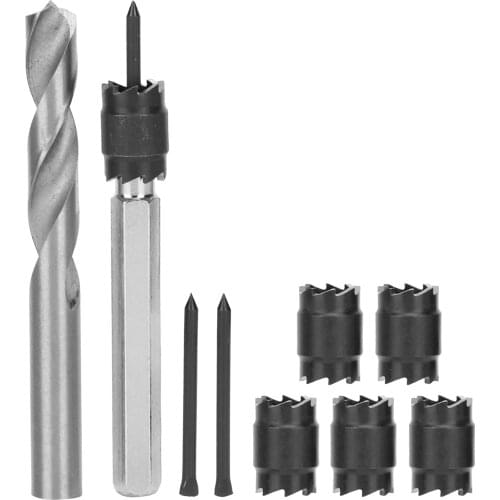 9Pcs Spot Weld Cutter Set Drill Bit High SteelWelding Drilling Tool Fittings