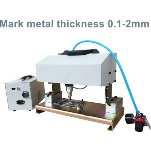 Vin number and metal nameplate pneumatic marking machine Portable vin number dot peen marking machine 180*90mm