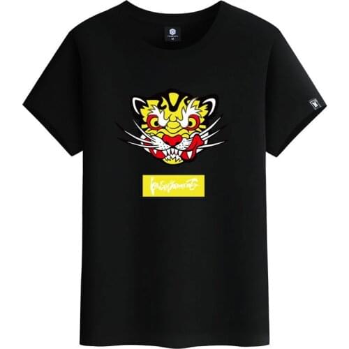 2021 New Summer S-6xl Plus Size Loose Stretch Simple Casual Cartoon Tops Fashion Cotton Men Short Sleeved T-shirt Free Shipping