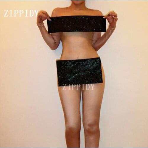 New Style Nude Sexy Jumpsuit Nightclub Bar Female Singer Group Dance Show Costume Wear Stage Performance Individuality Clothing