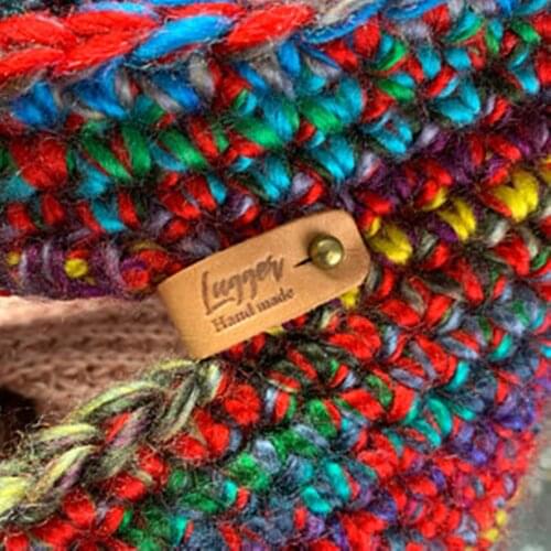 Personalize Labels for Handmade Products，Product Tags，leather tags for crochet，Leather Labels