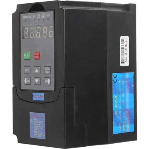 2.2/1.5/0.75/3KW Frequency Converter 110V VFD Variable Frequency Driver AC/DC Spindle Inverter For CNC Spindle Motor