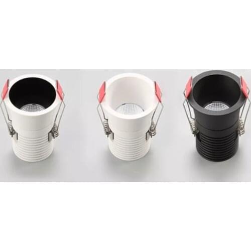 Dimmable Recessed Anti Glare LED Downlights 10W/15W COB Ceiling Spot Lights AC90~260V Background Lamps For Home illumination