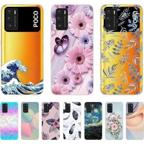 Silicon Case for Xiaomi Poco M3 Fashion Flexible Cover on Poco M3 Shell Cover Ultra-thin Anti-knock Shockproof Full protection