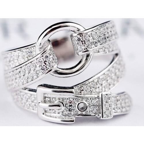 Sun Dazzle Women's Silver Rings