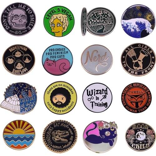 Cute Anime Movies Figure Hard Enamel Pins Brooches Women Men Lapel Badges Backpack Collar Fashion Jewelry Gifts For Kids Friend