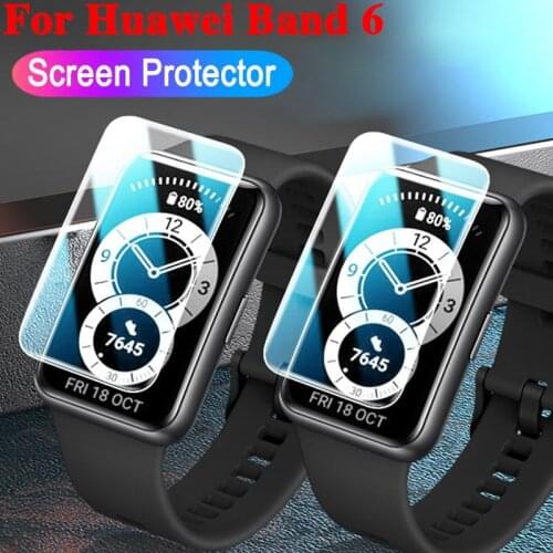 Soft Protective Film For Huawei Band 6 SmartWatch Screen Protector for Huawei Band 6 Pro/Honor band 6 Clean TPU Watch Cover Film