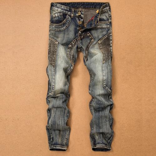 ZHANQI Straight Jeans For Men