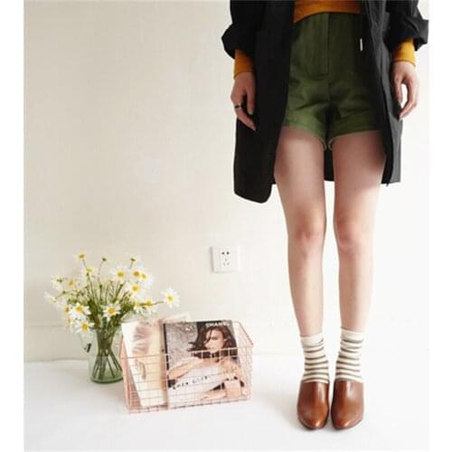 Hot Sales Fashion 100% Cotton Womens Socks Comfortable Cute Socks Japan Style Woman Socks