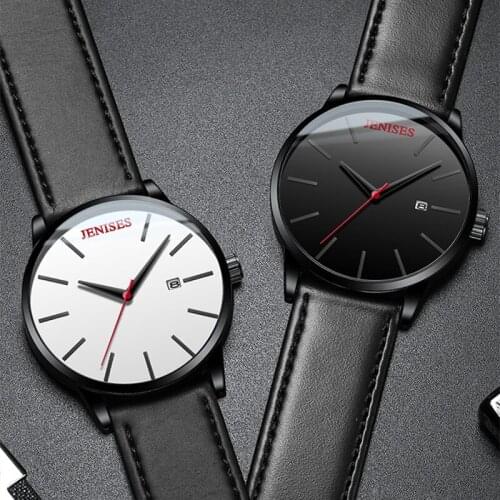 2019 Simple Men Watch Top Brand Luxury Genuine Stainless Steel Male Casual Quartz Wristwatch Waterproof Military Watch Men Sport
