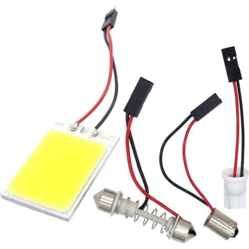 T10 C5W Car Led Cob 18 24 36 48SMD White Parking Bulb Auto Interior Reading Panel Lamp Super Bright Festoon License Plate Light