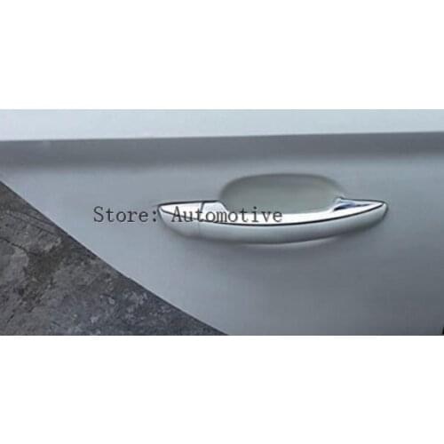 For Audi A4 B8 ABS Chrome Exterior Car Door Handle Cover Trim 8pcs 2009-2015