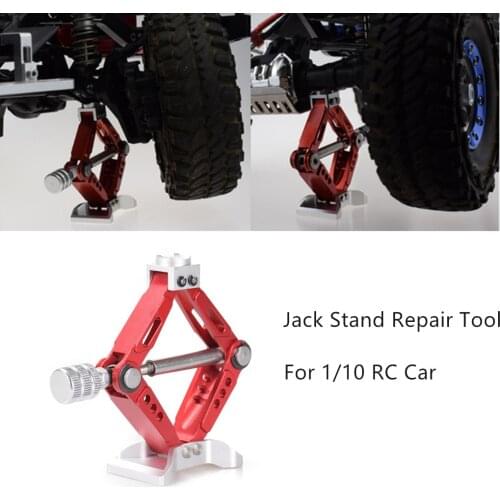 HIINST 2020 NEW Aluminum Height Adjustable 6 Ton Scale Jack Stand Repair Tool For 1/10 RC Car