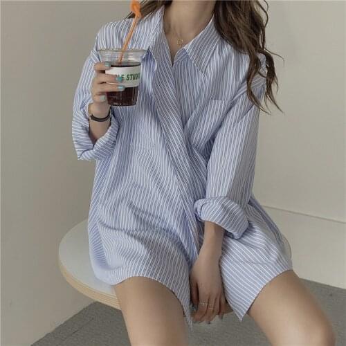 Kokopiecoco Women's Striped Shirts