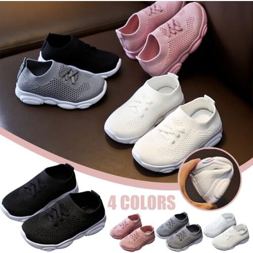 Baby Sneakers Infant Shoes Childrens Flats Kids Boys Girls Sneaker Stretch Breathable Mesh Sports Running Shoes Tenis Infantil